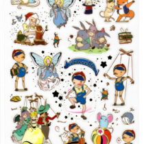 Funny Sticker World Pinocchio Fairy Tale Sticker Sheet