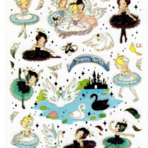 Funny Sticker World Swan Lake Fairy Tale Sticker Sheet
