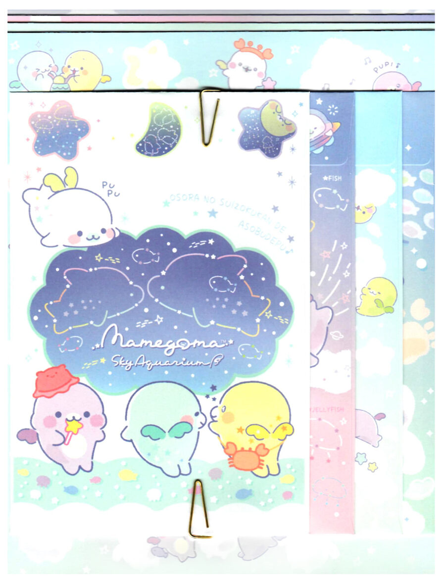 San-x Mamegoma Sea Angels Letter Set