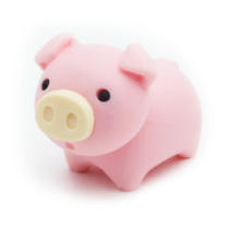 Iwako Barn Friends Mini Eraser: Pink Pig