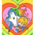 Rainbow Brite & Starlite Mini Notebook w/ Stickers