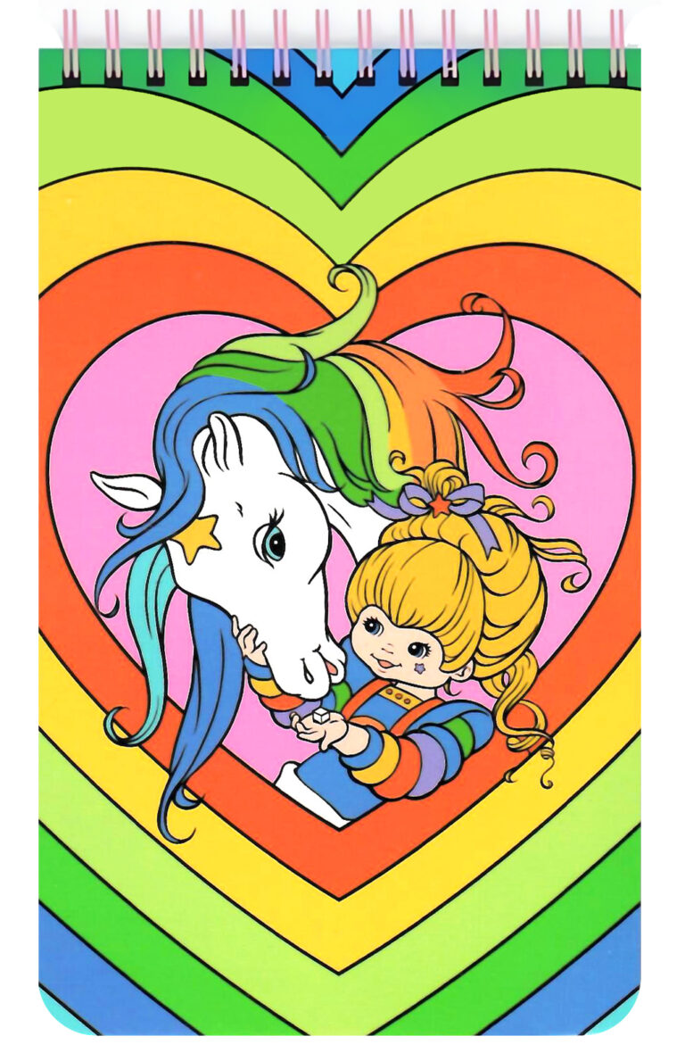 Rainbow Brite & Starlite Mini Notebook w/ Stickers