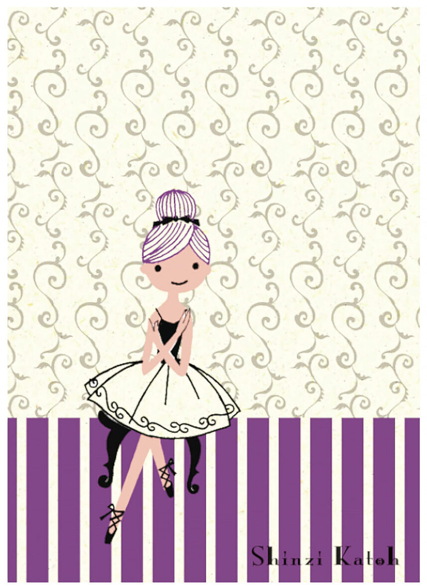 Shinzi Katoh Ballet Pose Postcard