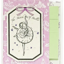 Shinzi Katoh Sticky Memo Tabs Booklet: Ballet Ribbon