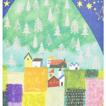 Shinzi Katoh Night Town Long Envelope Set