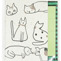Shinzi Katoh Sticky Memo Tabs Booklet: Cats