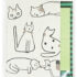 Shinzi Katoh Sticky Memo Tabs Booklet: Cats