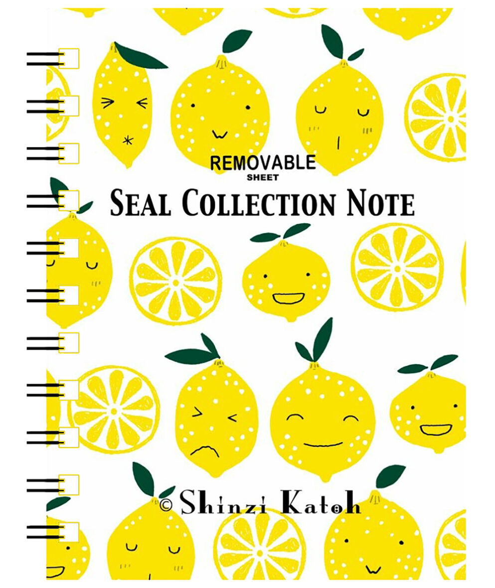 Shinzi Katoh Lemon Fruits Seal Collection Sticker Book