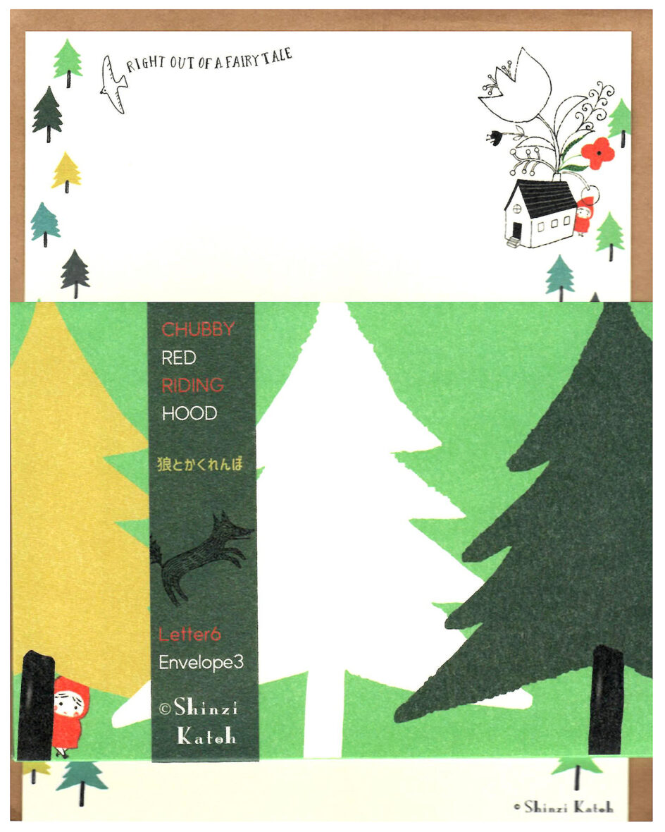 Shinzi Katoh Red Hood Forest Letter Set