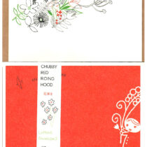 Shinzi Katoh Red Riding Hood Flowers Letter Set