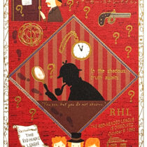 Shinzi Katoh Red Head League Foil Postcard