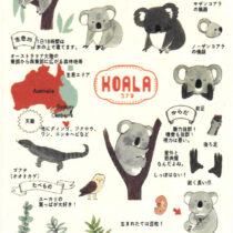 Shinzi Katoh Zoo Idol Sticker Sheet: Koalas