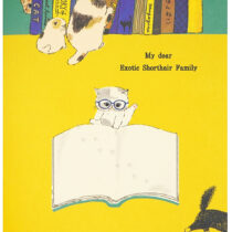 Shinzi Katoh Library Cats A5 Notebook