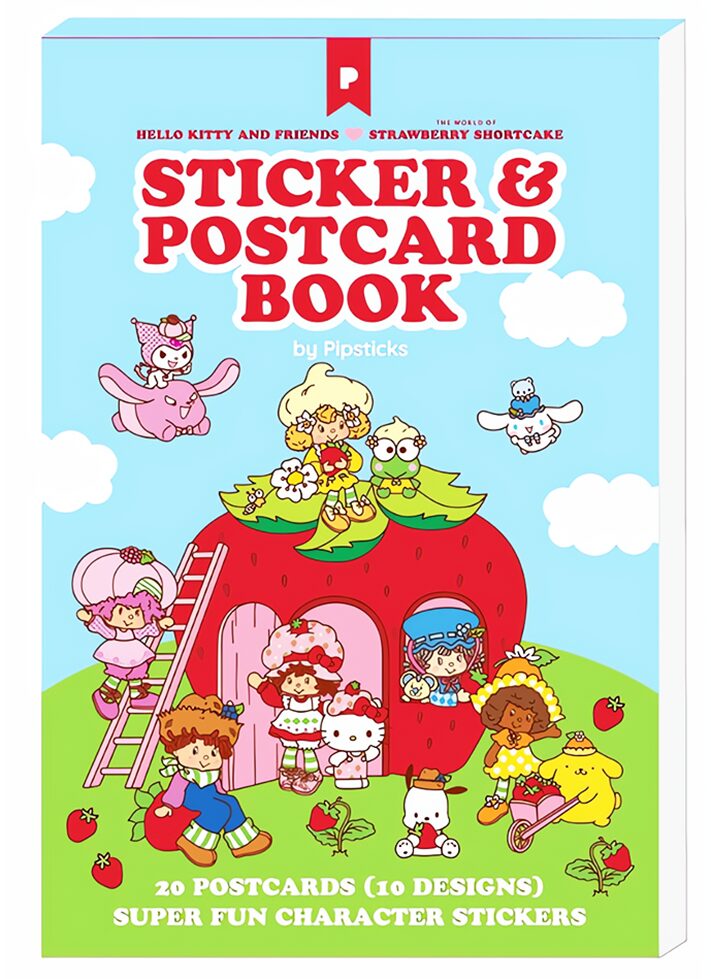 Hello Kitty & Friends x Strawberry Shortcake Postcard Book