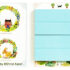 Shinzi Katoh Sticky Memo Tabs Booklet: Heavenly Garden