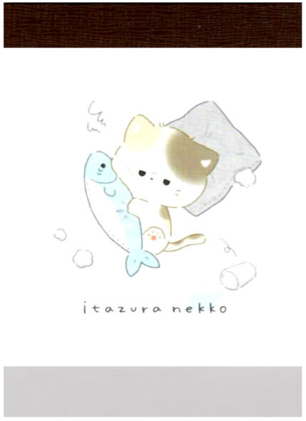 Crux Nekko Cat Fish Mini Memo Pad