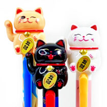 Maneki Cat Kawaii Click Gel Pen