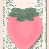 Rifle Paper Co. Strawberry Die-Cut Sticky Memo Pad