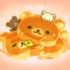 San-x Rilakkuma Honey Pancakes Big Mini Memo Pad