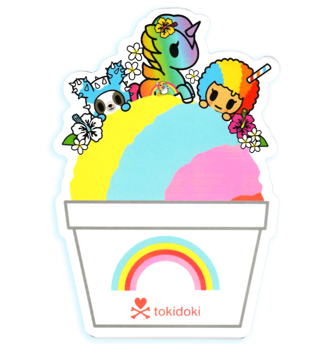 Tokidoki Friends Snow Cone Die-Cut Memo Pad
