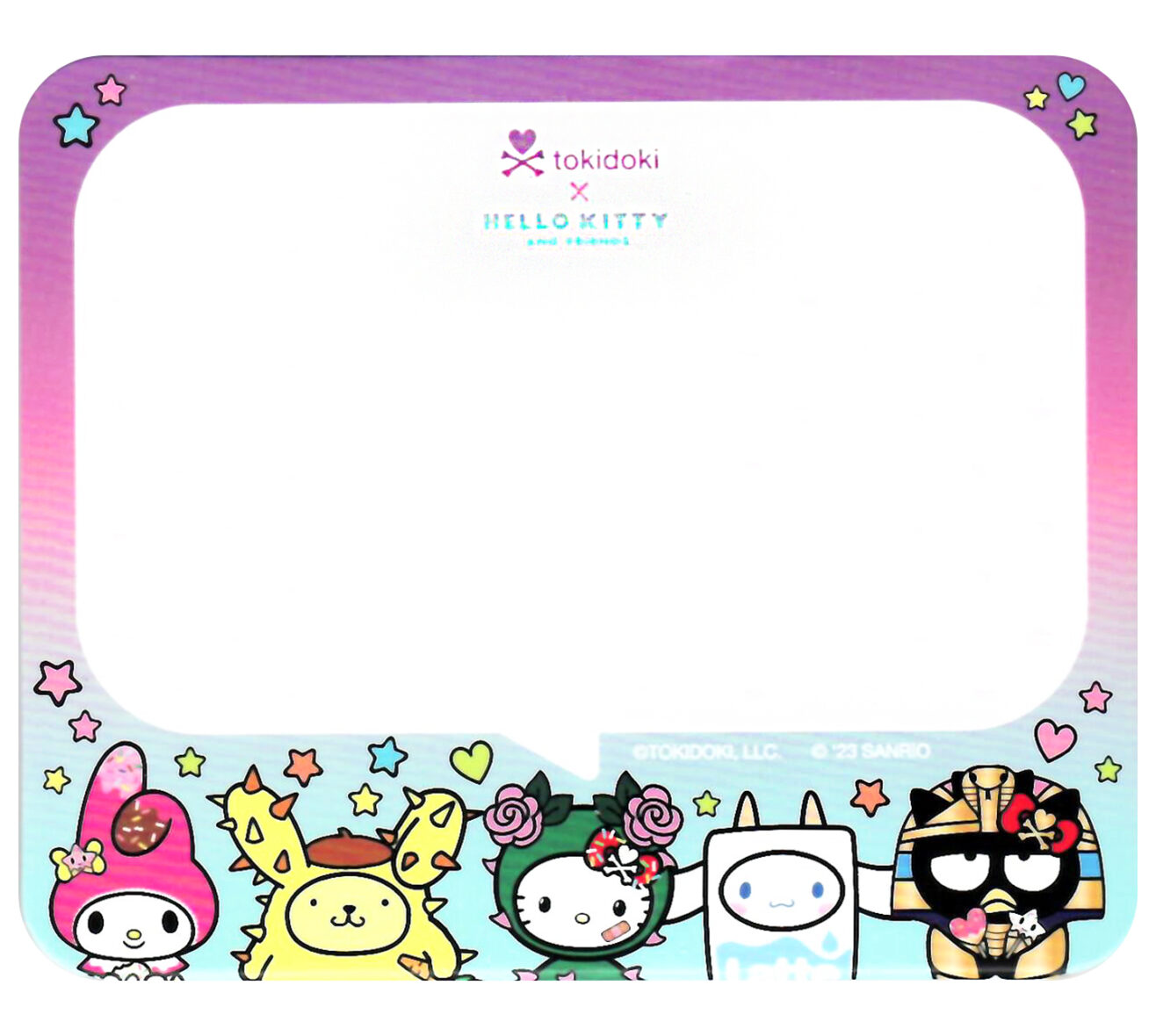 Hello Kitty & Friends x Tokidoki Die-Cut Memo Pad