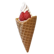 Iwako Vanilla Waffle Cone Mini Eraser