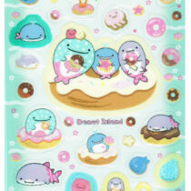 San-x Jinbe San Tropical Doughnut Sticker Sheet