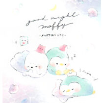 Kamio Good Night Moffy Beach Mini Memo Pad