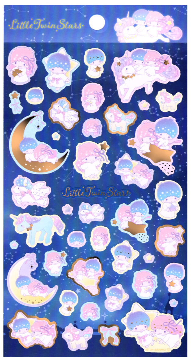Sanrio Little Twin Stars Unicorn Jumbo Sticker Sheet