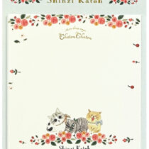 Shinzi Katoh Chaton Chaton Wild Roses Sticky Memo Pad