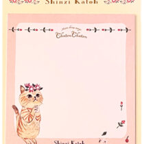 Shinzi Katoh Chaton Chaton Stripes Sticky Memo Pad