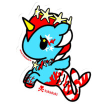 Tokidoki Princess Starfish Jumbo Die-Cut Glossy Sticker
