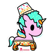 Tokidoki Choco Minty Jumbo Die-Cut Glossy Sticker
