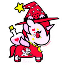 Tokidoki Mystic Unicorno Jumbo Die-Cut Glossy Sticker