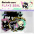 Sanrio Bad Badtz-Maru Flake Seal Sticker Sack