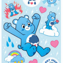 Care Bears Grumpy Blueberry Scratch n' Sniff Sticker Sheet