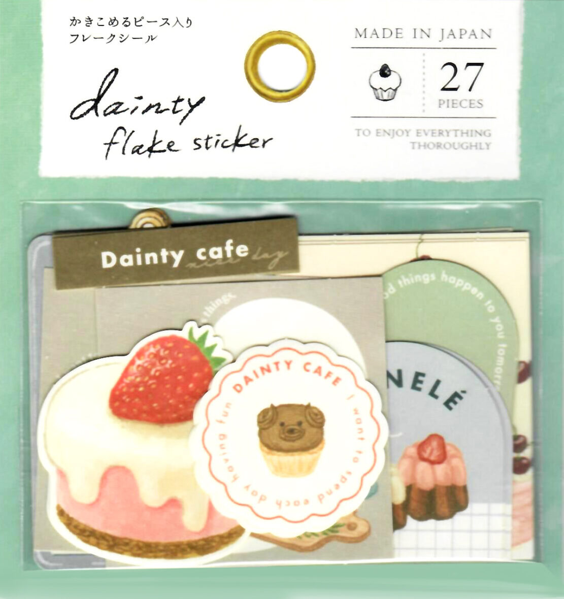 Gaia Dainty Café Jumbo Die-Cut Sticker Sack