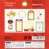 Gaia Dainty Soda Shop Jumbo Die-Cut Sticker Sack