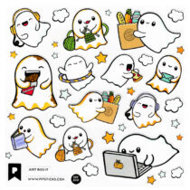 Just Boo It Ghost Sticker Sheet