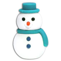 Iwako Snowman Mini Eraser: Blue