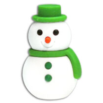 Iwako Snowman Mini Eraser: Green