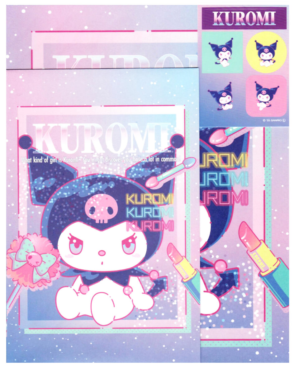 Sanrio My Melody Kuromi Current Mood Letter Set w/ Stickers