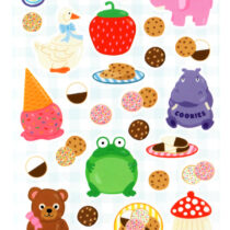 Cute Cookie Jars Kawaii Sticker Sheet