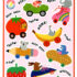 Cute Wheels! Kawaii Sticker Sheet