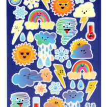 Weather Vibes Kawaii Sticker Sheet
