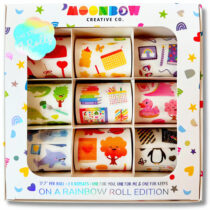 Rainbow Sticker Roll Box