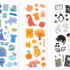 Rainbow Sticker Roll Box