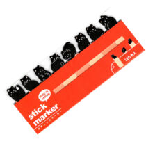 Mind Wave Black Cats Die-Cut Sticky Memo Flags