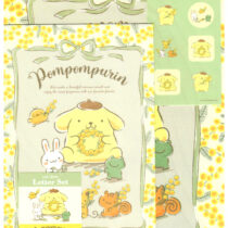 Sanrio Pom Purin Flower Parade Letter Set w/ Stickers