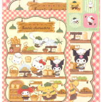 Sanrio Characters Bakery Letter Set w/ Stickers